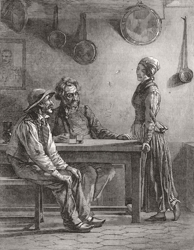POLITICS. Socialists 1850 old antique vintage print picture